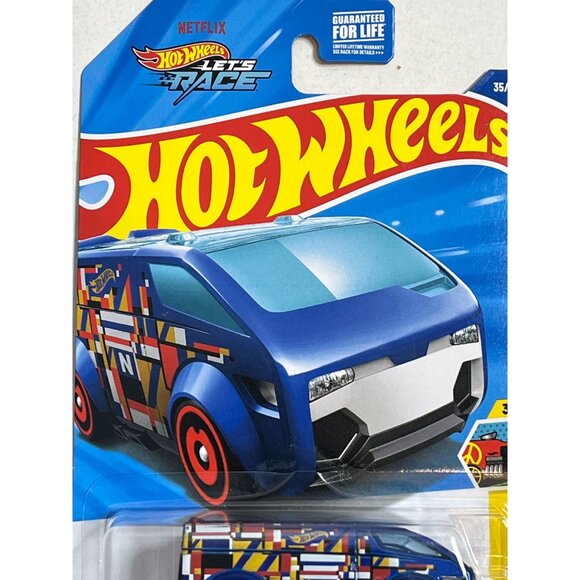 Hot Wheels The Vanster Art Cars 3/10 2024 Blue Deco 1:64 - Picture 5 of 9